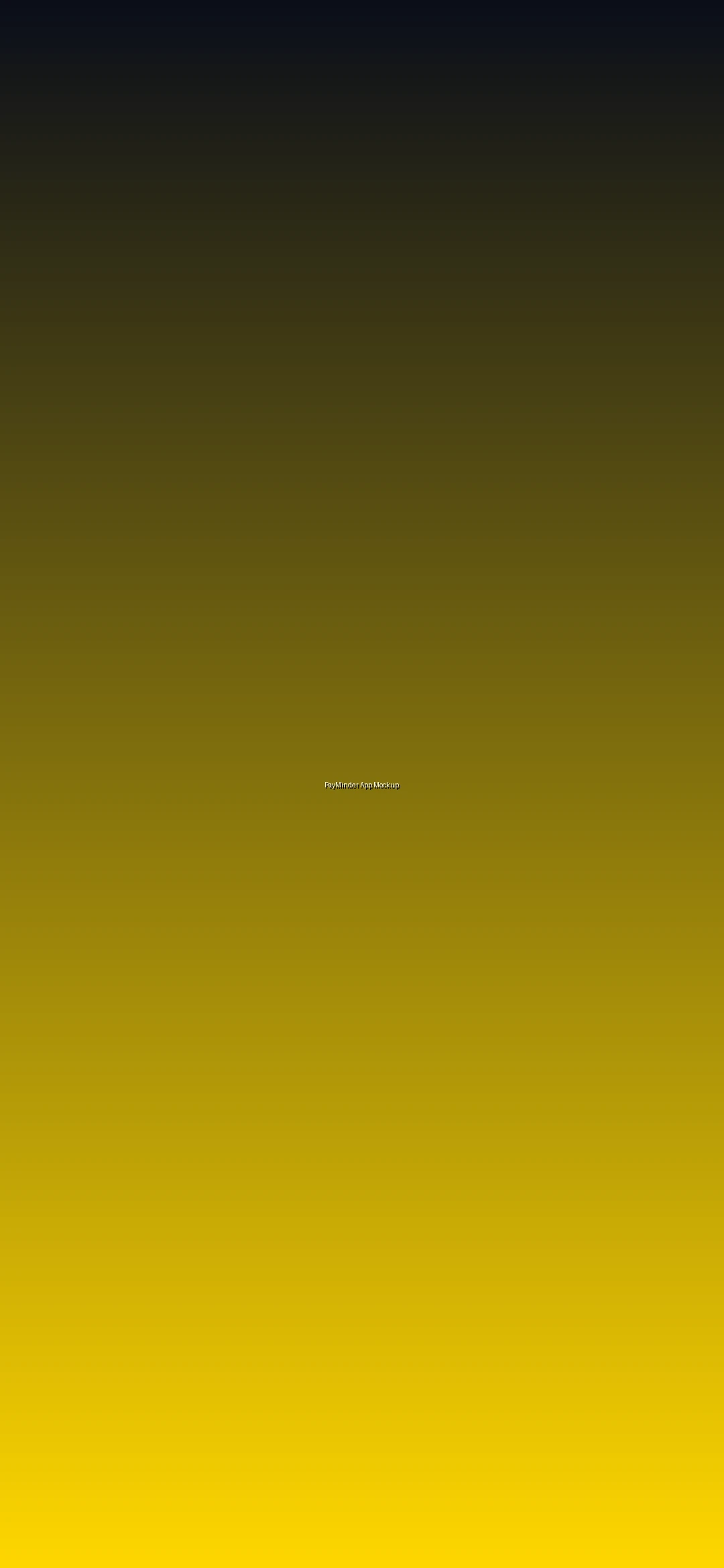 PayMinder App Screen